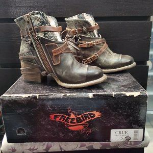 Freebird by Steven Olive Multi Ankle Boots